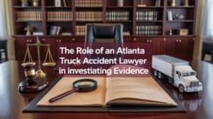 The Role of an Atlanta Truck Accident Lawyer in Investigating Evidence