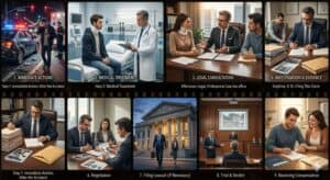 The Step-by-Step Timeline of a Personal Injury Case (From Accident to Settlement)